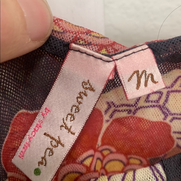 Y2K Sweet Pea Boho Floral Print Tank Top - Picture 4 of 8